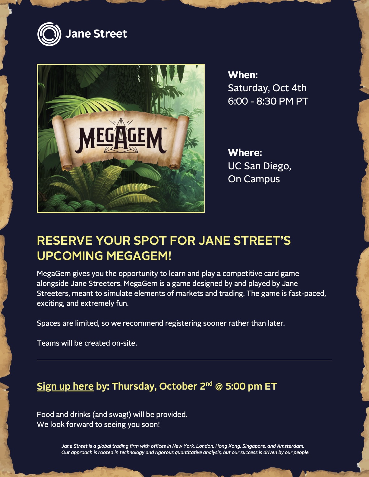 MegaGem with Jane Street Flyer